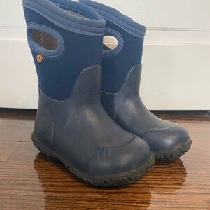 Toddler navy Bog boots